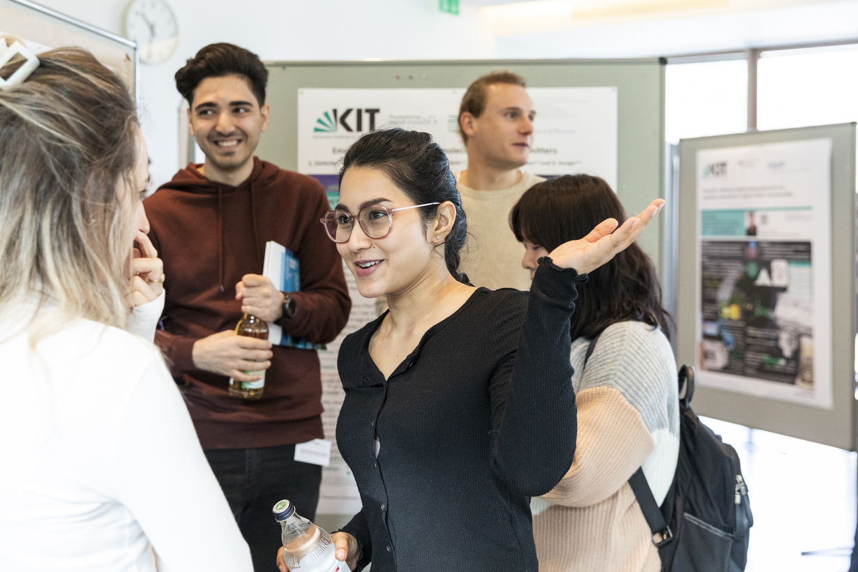 Students networking